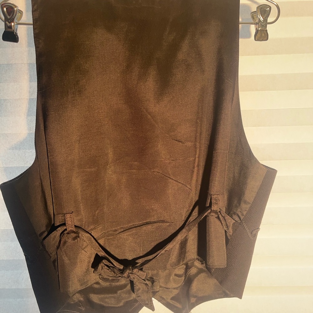 Black Embroidered Button-Front With Beautiful Met… - image 7